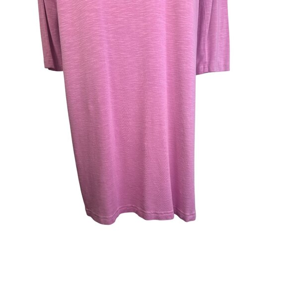 Southern Tide Large Long Sleeve Pink Dress Rayon Spandex - Picture 7 of 15